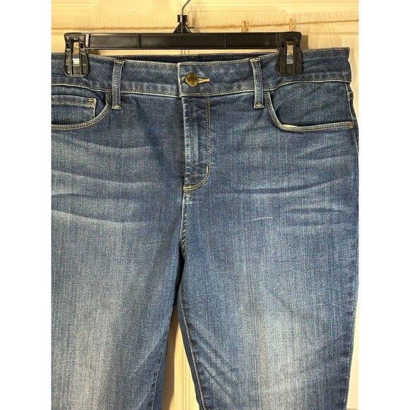 NYDJ Sheri Slim Jeans Women's Size 12p Medium Wash Lift and Tuck Excellent Cond - Picture 4 of 15